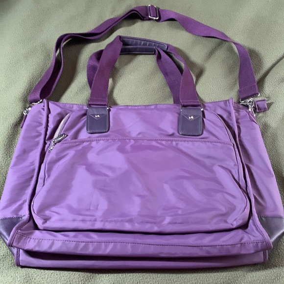 Scarleton Handbags - Scarleton purple nylon bag handles and shoulder straps. 16x13x5